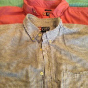 3 Short Sleeved Button-up Men's Shirts